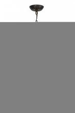 Meyda Blue 70690 - 25"W Timeless Bronze 4 LT Inverted Pendant Hardware
