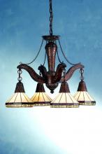 Meyda Blue 71218 - 32"W Crestwood 4 LT Chandelier