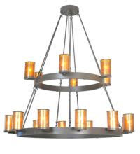 Meyda Blue 81894 - 66"W Chappell 18 LT Two Tier Chandelier