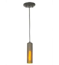 Meyda Blue 99427 - 2"W Venice Frosted Green Wine Bottle Mini Pendant