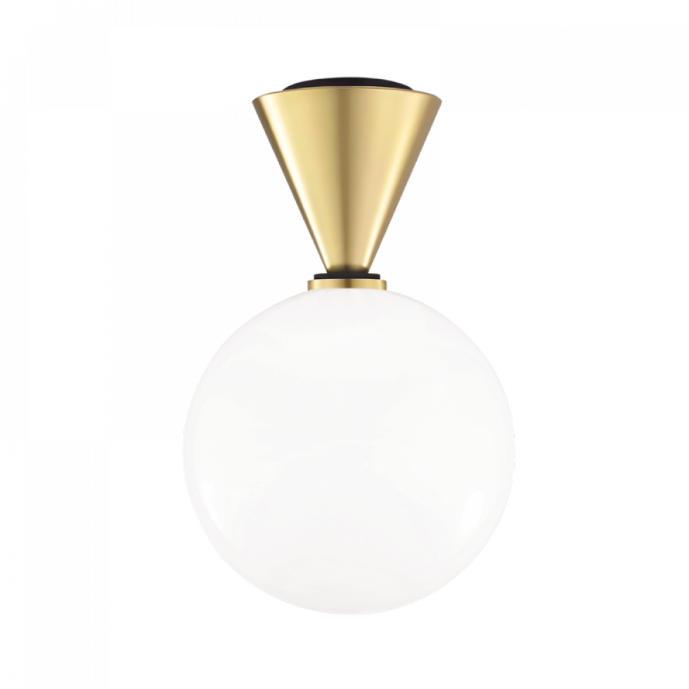 1 LIGHT LARGE FLUSH MOUNT