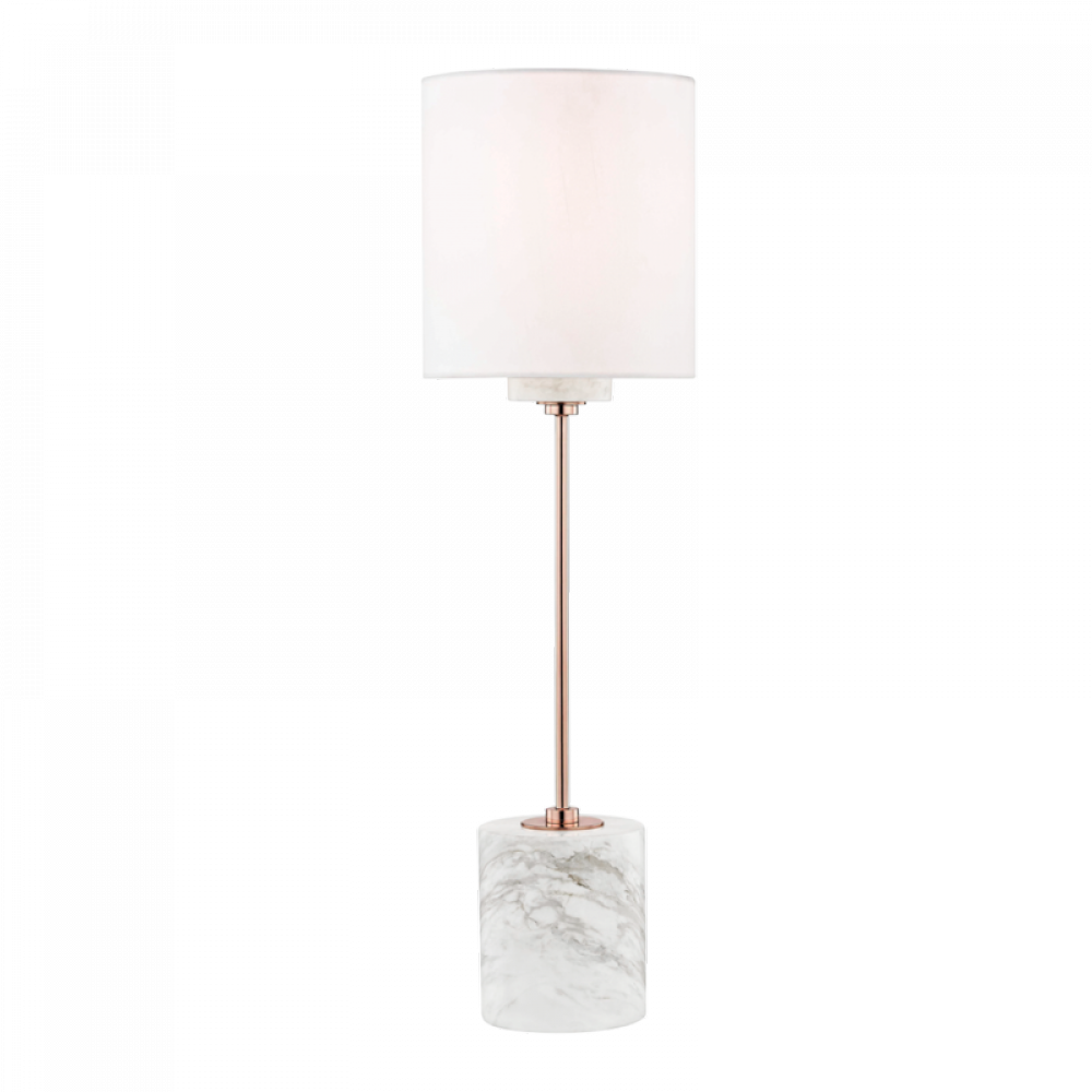 1 LIGHT TABLE LAMP WITH A MARBLE BASE