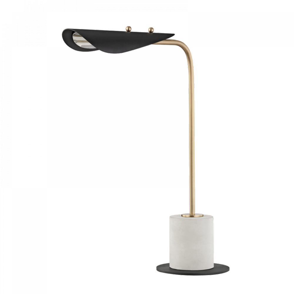 1 LIGHT TABLE LAMP WITH A CONCRETE BASE