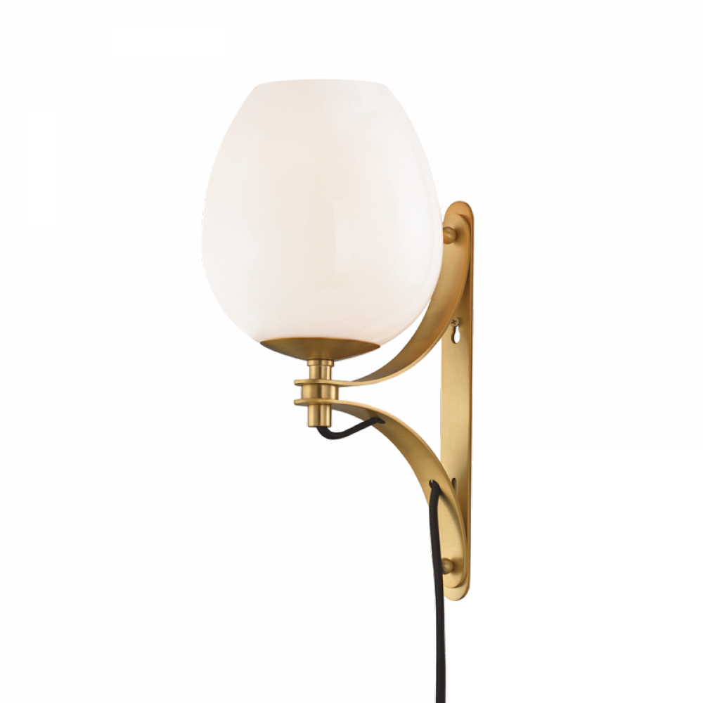 1 LIGHT WALL SCONCE WITH PLUG