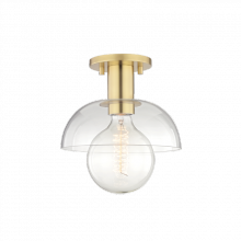 Mitzi H107601-AGB - 1 LIGHT SEMI FLUSH