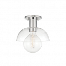 Mitzi H107601-PN - 1 LIGHT SEMI FLUSH