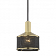 Mitzi H119701-AGB/BK - 1 LIGHT PENDANT