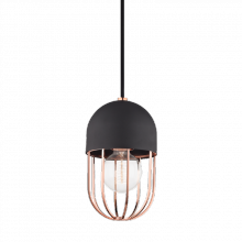 Mitzi H145701-POC/BK - 1 LIGHT PENDANT