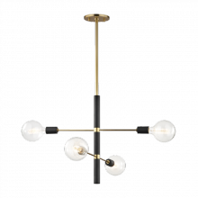Mitzi H178804-AGB/BK - Astrid Chandelier