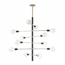 Mitzi H178812-AGB/BK - Astrid Chandelier