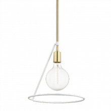 Mitzi H245701-AGB/WH - 1 Light Pendant