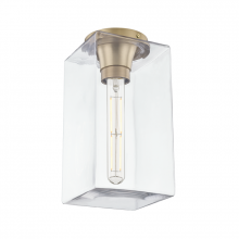 Mitzi H284501R-AGB - 1 Light Flush Mount