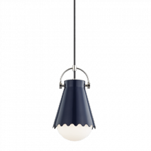 Mitzi H351701S-PN/NVY - 1 LIGHT SMALL PENDANT