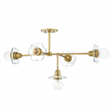 Mitzi H357805-AGB - Alexa Chandelier
