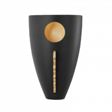 Mitzi H378101-GL/BK - 1 Light Wall Sconce