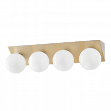 Mitzi H385304-AGB - 4 LIGHT BATH BRACKET