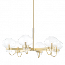 Mitzi H408806-AGB - 6 Light Chandelier
