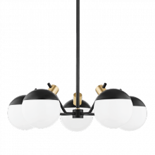 Mitzi H573805-AGB/SBK - Miranda Chandelier