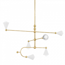 Mitzi H681806-AGB/SWH - Hikari Chandelier
