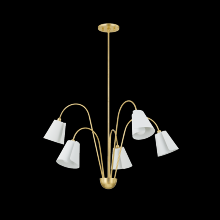 Mitzi H852805-GL/TWH - LILA Chandelier