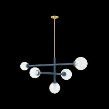 Mitzi H883805-AGB/SBL - Sia Chandelier