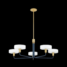 Mitzi H886805-AGB/SBL - Aston Chandelier