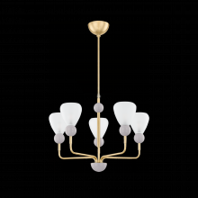 Mitzi H904805-AGB/SPG - DOREEN CHANDELIER