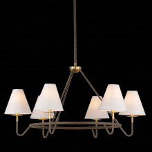 Mitzi H984806-AGB/BRZ - POLLY Chandelier