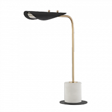 Mitzi HL157201-AGB/BK - 1 LIGHT TABLE LAMP WITH A CONCRETE BASE