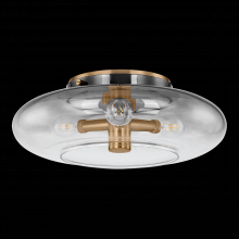 Troy Orange C2915-PBR - GUNNER FLUSH MOUNT