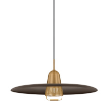 Troy Orange F2625-PBR/BRZ - Pacific Pendant