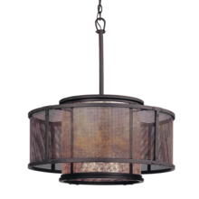 Troy Orange F3105-BRZ/SFB - Copper Mountain Chandelier