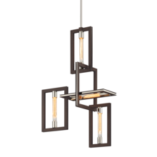 Troy Orange F6184-TBZ/SS - Enigma Chandelier