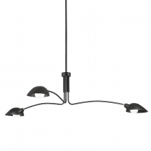 Troy Orange F7813-SBK - Leo Chandelier