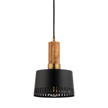 Troy Orange F8608-PBR/SBK - Memphis Pendant