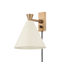 Troy Orange PTL3010-PBR/SSD - Marvin Plug-in Sconce