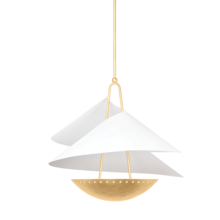 Corbett Orange 411-24-VGL/GSW - Carini Pendant