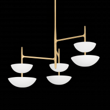 Corbett Orange 477-42-VGL/GSW - EVANDER Chandelier