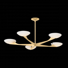 Corbett Orange 492-52-VGL - MALACHITE Chandelier