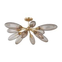 Corbett Orange 497-12-VB - CORDOBA Semi Flush