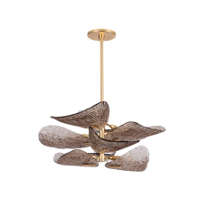 Corbett Orange 515-08-VGL - CARDIFF Semi Flush