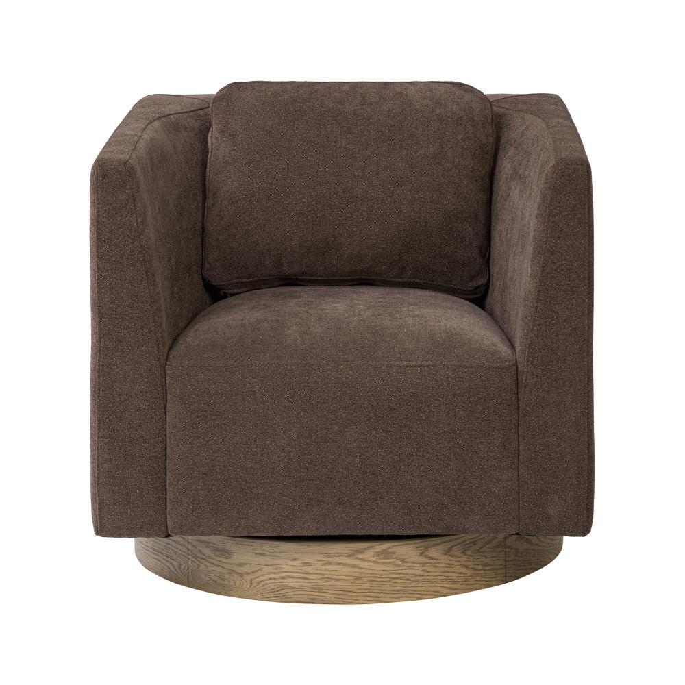 Fullerton Accent Chair - Harvest Oak/Chocolate