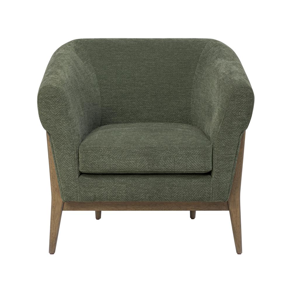 Melrose Accent Chair - Harvest Oak/Green