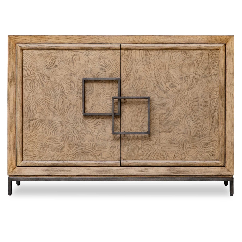 Uttermost Paltrow Burl 2 Door Cabinet