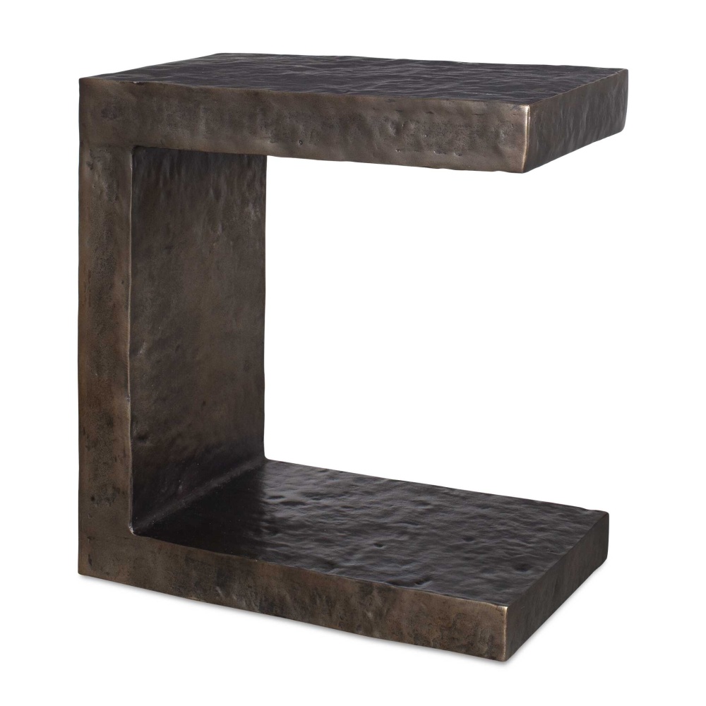 Uttermost Obra Bronze Outdoor Side Table