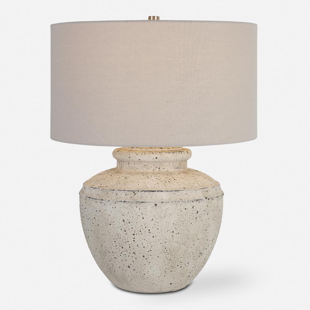 Uttermost Artifact Aged Stone Table Lamp