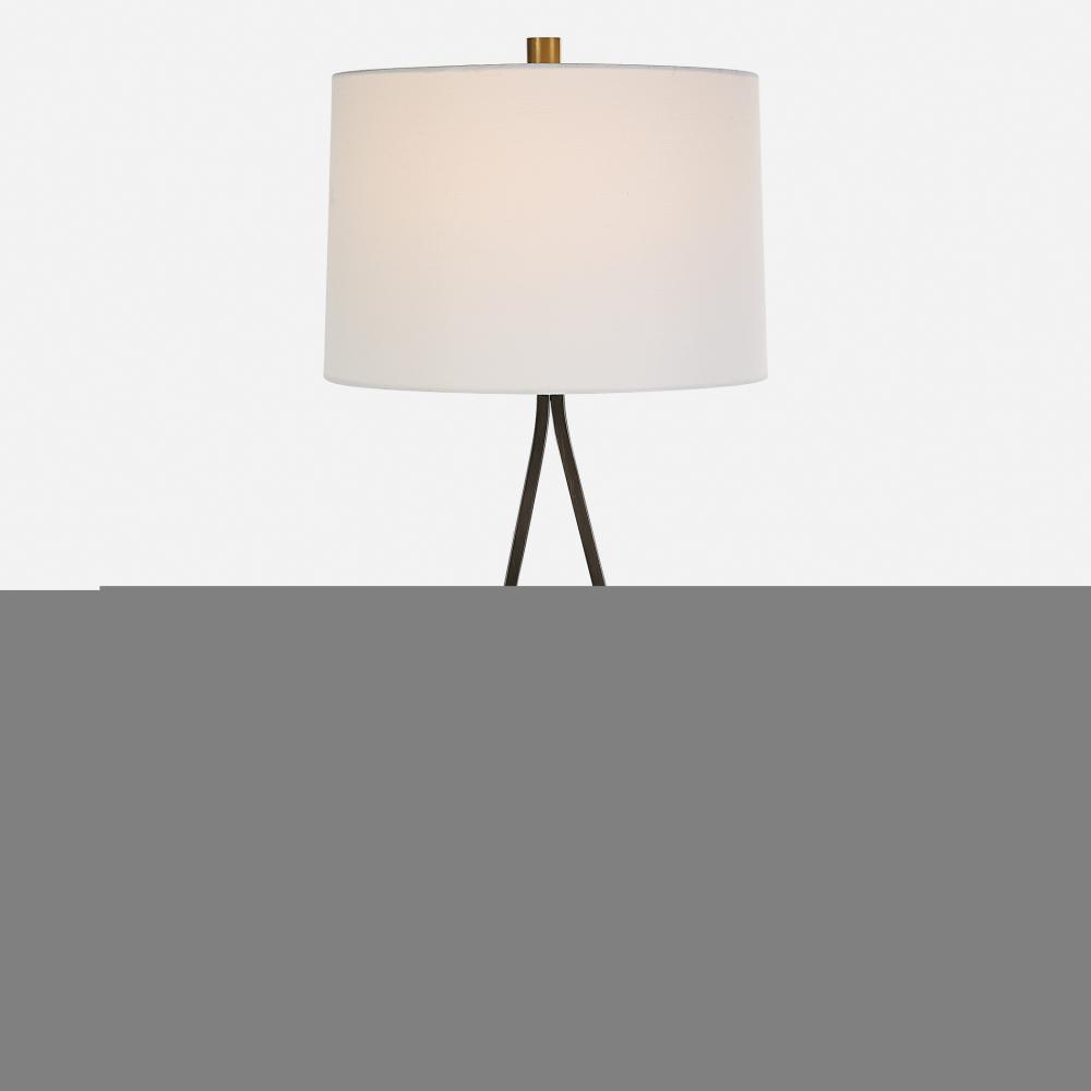 Separate Paths Iron Table Lamp