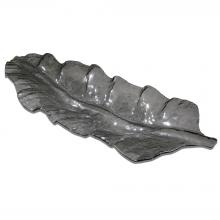 Uttermost 19862 - Smoked Leaf Glass Tray