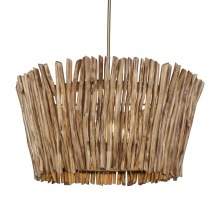 Uttermost 21395 - Uttermost Rhea 4 Light Wood Branch Chandelier
