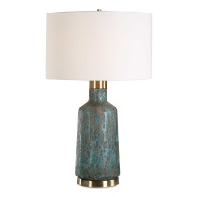 Uttermost 30559 - Uttermost Dauphine Cracked Teal Table Lamp